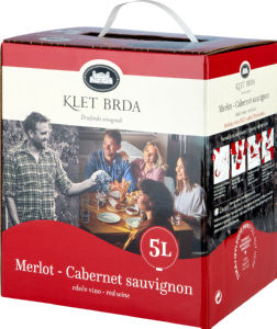 Vino Caber.Merlot, alk.11,5 vol%, 5 l