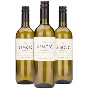 Vino Chardonnay Simčič, alk.13 vol%, 0,75 l