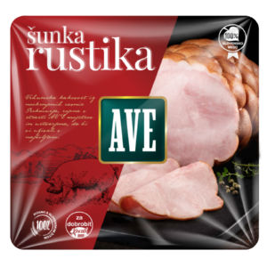 Narezek Ave, šunka Rustika, 100 g