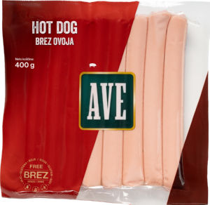 Hod dog AVE, brez ovoja, 400 g