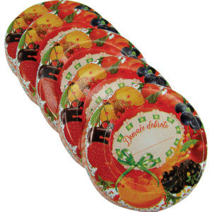 Pokrovi, kovinski, za kozarce z nav., 43mm, 20/1
