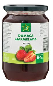 Domača marmelada Tuš, jagoda, 850 g
