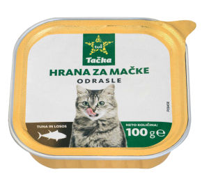 Hrana za mač.Tačka, pašt. tuna, 100g
