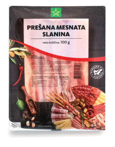 Narezek Tuš, prešana mesnata slanina, 100 g