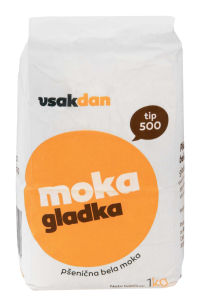 Moka Vsakdan, pšenična, bela, T-500, 1 kg