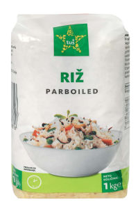 Riž Tuš, dolgozrnati, parboiled, 1 kg