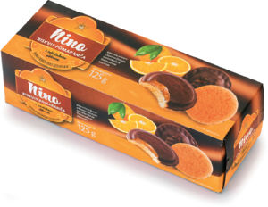 Biskvit Nino, pomaranča, 125 g