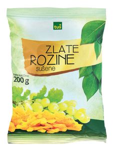 Rozine Tuš, zlate, 200 g