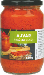 Ajvar Tuš praženi blagi, 680 g