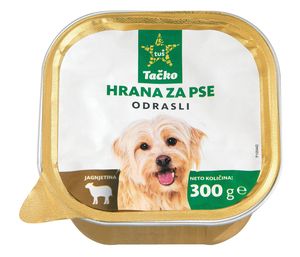 Hrana za pse, Tačko pašteta jagnjetina, 300g
