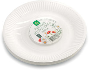 Krožnik Tuš, papirnat extra, 23cm, 25/1