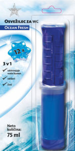 Osvežilec Tuš wc, gel point block ocean fresh 75ml