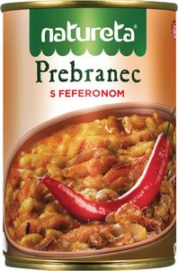 Prebranec Natureta, s feferoni, 415 g
