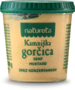 Kamniška gorčica Natureta, 140 g