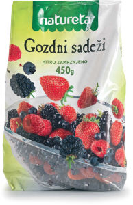 Gozdni sadeži Natureta, zamrznjeno, 450 g