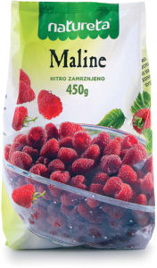 Maline Natureta, zamrznjeno, 450 g