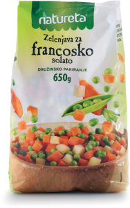 Zelenjava Natureta za francosko solato, 650 g