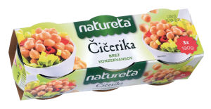 Čičerika Natureta, 3 x 190 g