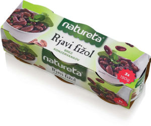 Fižol rjavi, trojček, 3 x 190 g