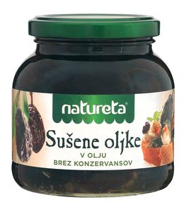 Olive sušene oljke v olju, 270 g