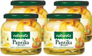 Paprika Natureta, fileti, 4 x 530 g