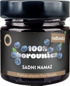 Namaz sadni Natureta, borovnica 100%, 250 g