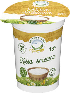 Kisla smetana, 18% mm, 180 g