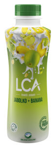 Jogurt LCA, tek., banana, jabol., 1,1% m.m., 500 g