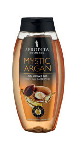 Oljni gel za prhanje Afrodita, Mystic Argan, 250 ml