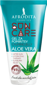 Gel za pomiritev kože Afrodita, Sun Care Aloe Vera, 150 ml