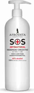 SOS antibacterial sredstvo, 60 % alkohola za roke, 500ml