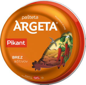 Pašteta Argeta, kokošja, pikant, 95 g
