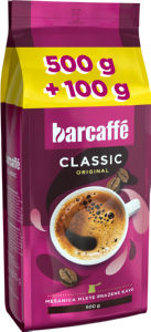 Kava Barcaffe, Classic, 500 g + 100 g gratis
