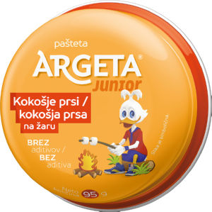 Pašteta Argeta Junior, kokošje prsi na žaru, 95 g