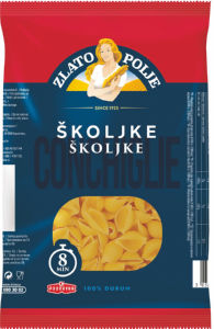 Testenine Zlato polje, školjke, 400 g