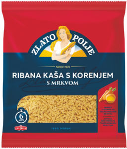 Testenine Zlato polje, ribana kaša, s korenčkom, 500 g