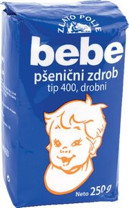 Zdrob Be Be, pšenični, instant, modri, 250 g