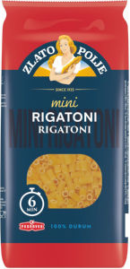Testenine ZP, rigatoni, mini, 400 g