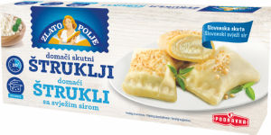 Štruklji Zlato polje, skutni, domači, zamrznjeno, 400 g