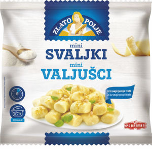 Svaljki Zlato polje, mini, zamrznjeno, 1 kg