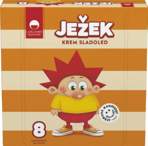 Sladoled Ježek, 8 x 70 ml