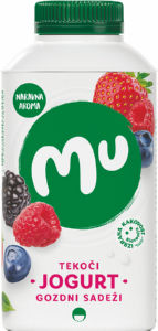 Jogurt MU,gozdni sad.,lahki, 1,3 % m.m., 500 g