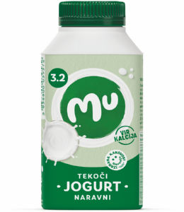 Jogurt MU, tekoči, 3,2 % m.m., 250 g