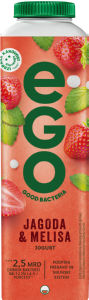 Jogurt Ego, jagoda, melisa, 500 g
