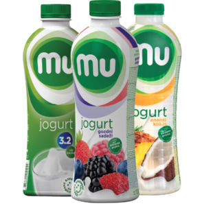 Jogurt MU, naravni, 1l