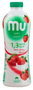 Jogurt MU, tekoči, jagoda, 1 kg