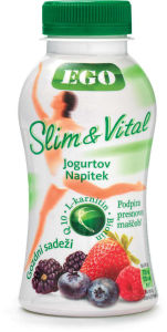 Jogurtov napitek Ego, S&V, gozdni sadeži, 250 g
