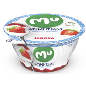 Jogurt Mu Athentikos, jagoda, 150 g