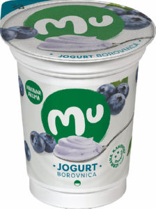 Jogurt Mu, borovnica, 160 g