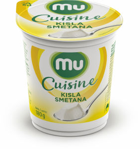 Kisla smetana Mu cusine, 18%mm, 180 g